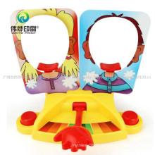 Pie Face Cream Smashing Machine Novel Tricky Desktop Interactive Toy